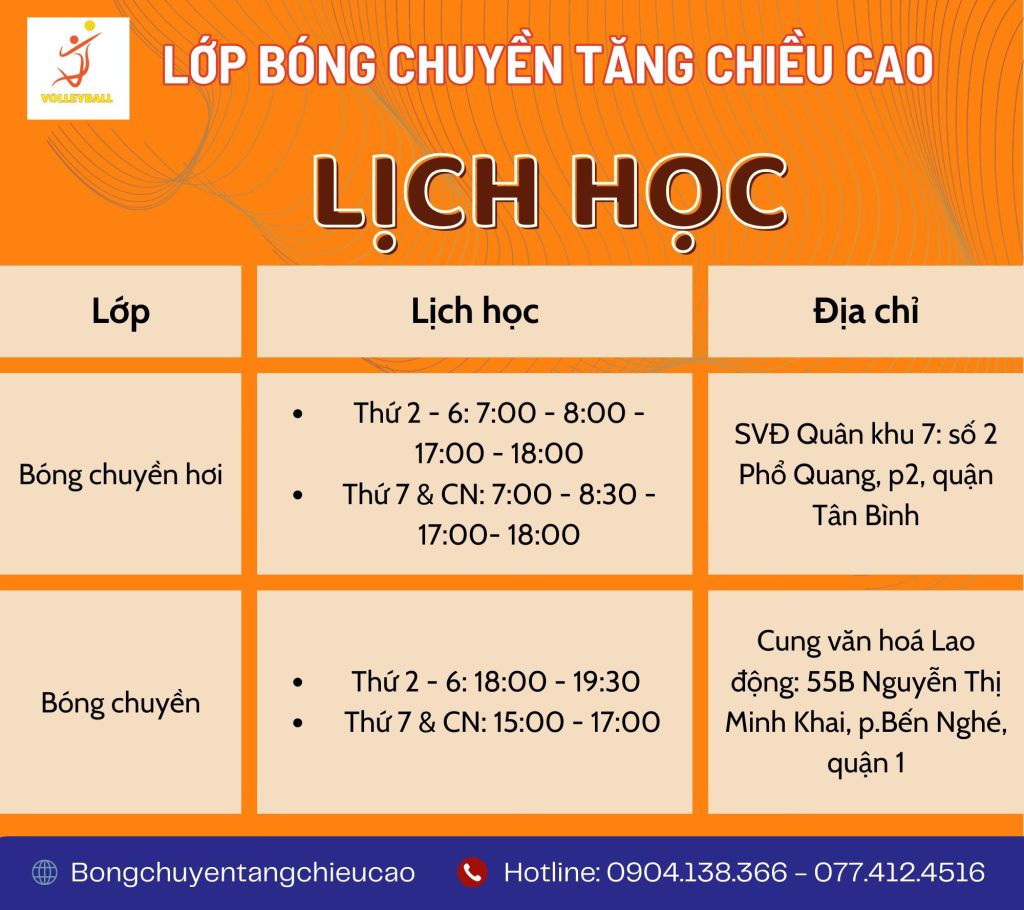 Weekend volleyball class hcm