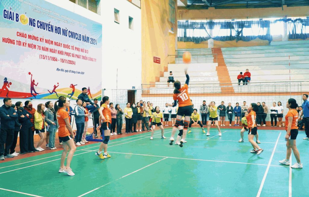 Lớp bóng chuyền tăng chiều cao