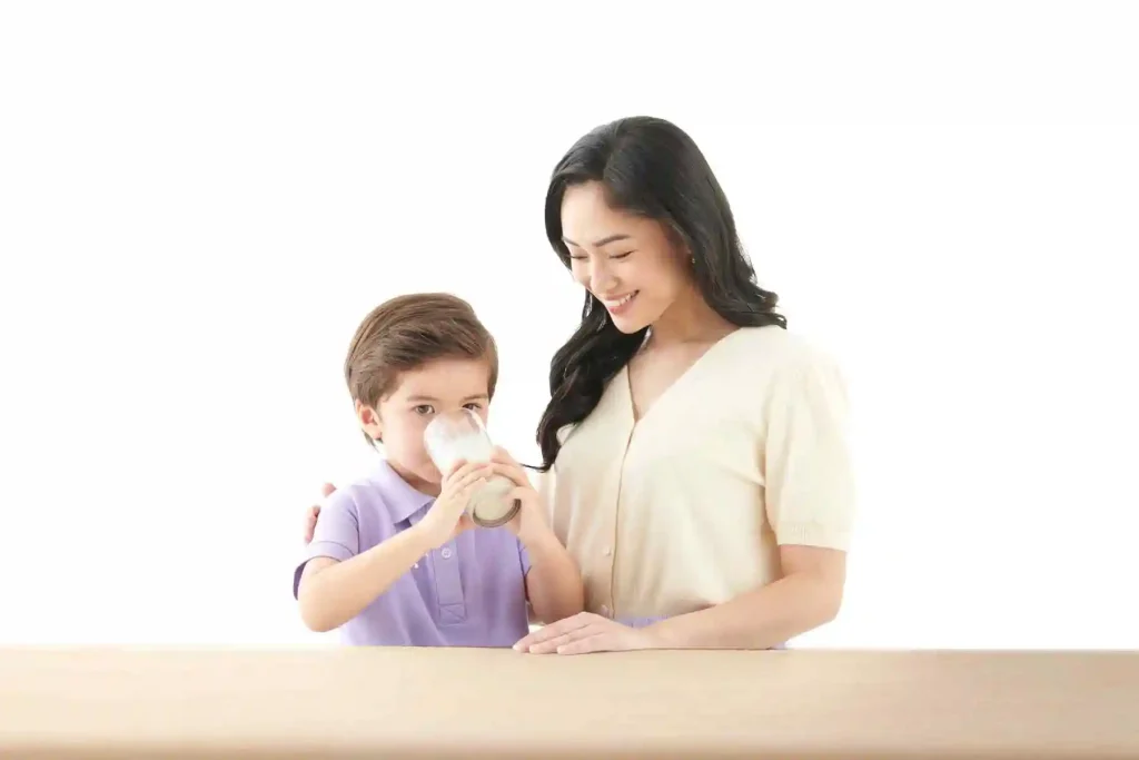 Uống sữa có tăng chiều cao không
