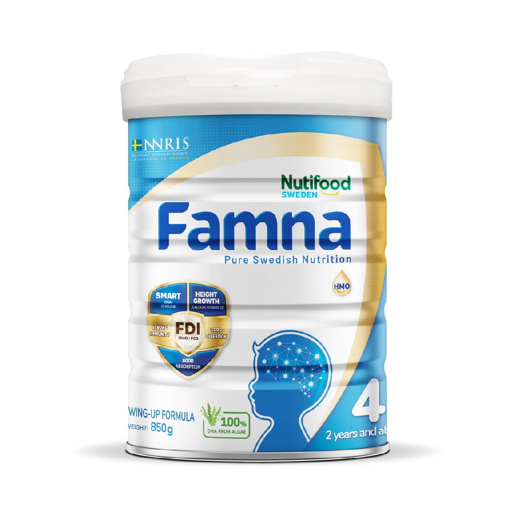 Nhắc đến những dòng sữa phát triển chiều cao cho bé 7, 8 tuổi hay tuổi dậy thì tốt hiện nay; thì hông thể không kể đến dòng sữa Famna của Nutifood.