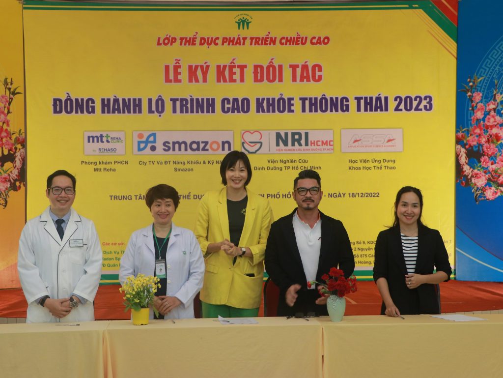 Lễ Ký Kết Đối Tác Đồng Hành Lộ Trình Cao Khỏe Thông Thái 2023