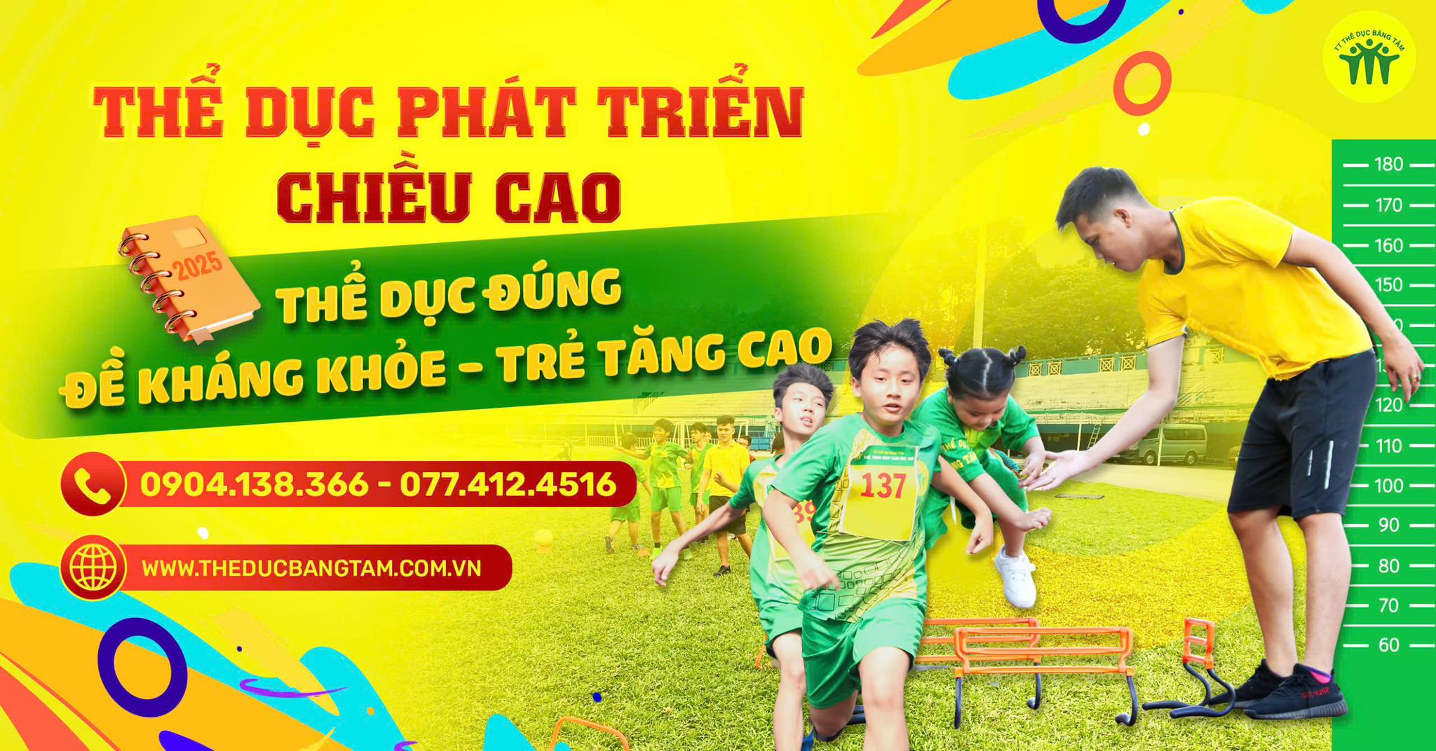 Thể dục thể thao - Nâng cao sức khỏe cùng lớp phát triển chiều cao của Bằng Tâm