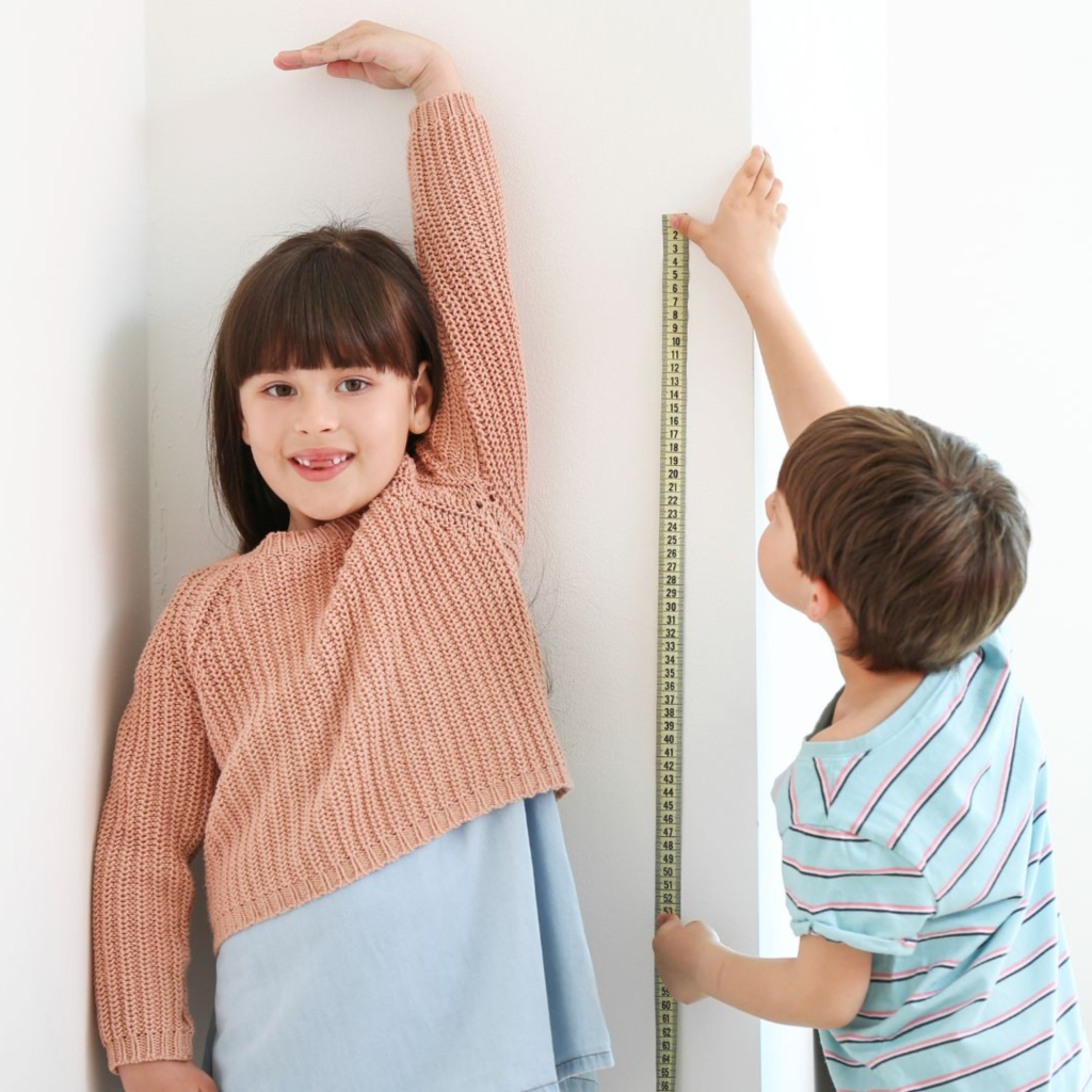 Chiều cao của trẻ từ 10 - 18 tuổi