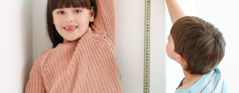 Chiều cao của trẻ từ 10 - 18 tuổi