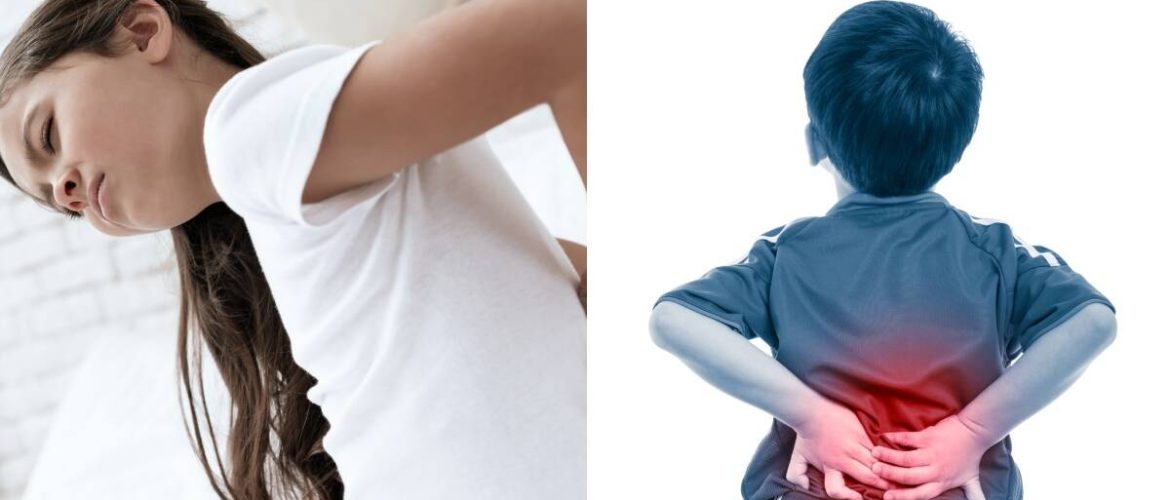 triệu chứng đau lưng ở trẻ