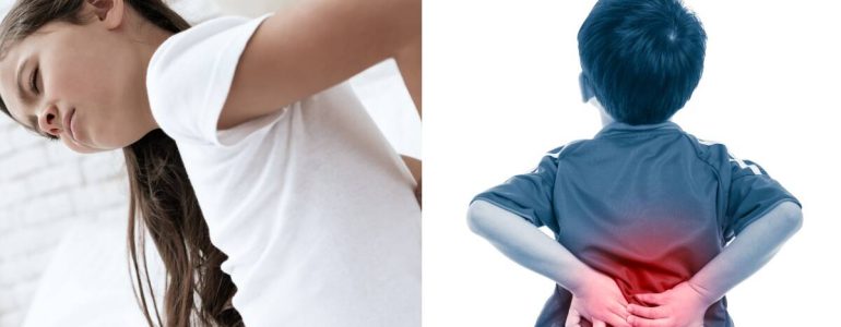 triệu chứng đau lưng ở trẻ