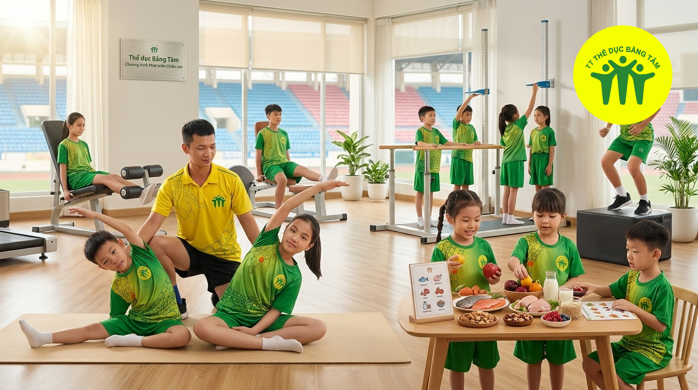 Cách xây dựng lịch tập và dinh dưỡng để phát triển chiều cao cho bé Cách xây dựng lịch tập và dinh dưỡng để phát triển chiều cao cho bé