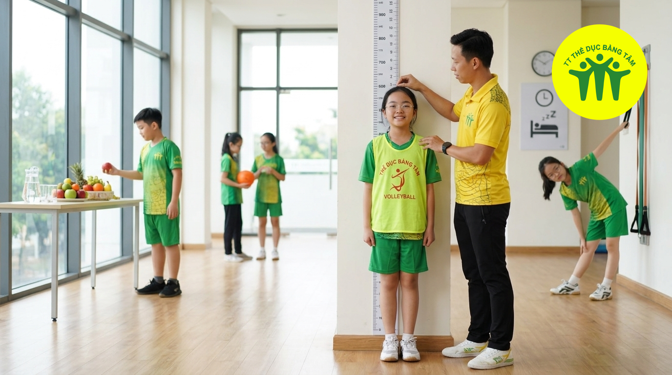 Chế độ dinh dưỡng và giấc ngủ hỗ trợ tăng trưởng Chế độ dinh dưỡng và giấc ngủ hỗ trợ tăng trưởng