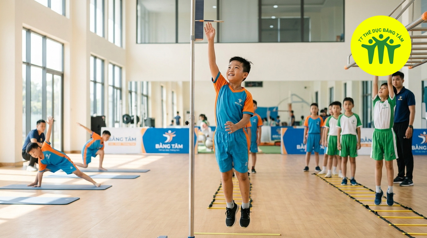 lớp thể thao hè cho trẻ em