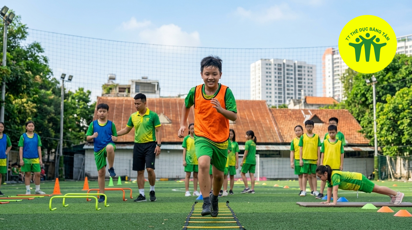 Nếu phụ huynh đang tìm kiếm một môi trường vận động tích cực trong mùa hè, Thể Dục Bằng Tâm là lựa chọn đáng tham khảo