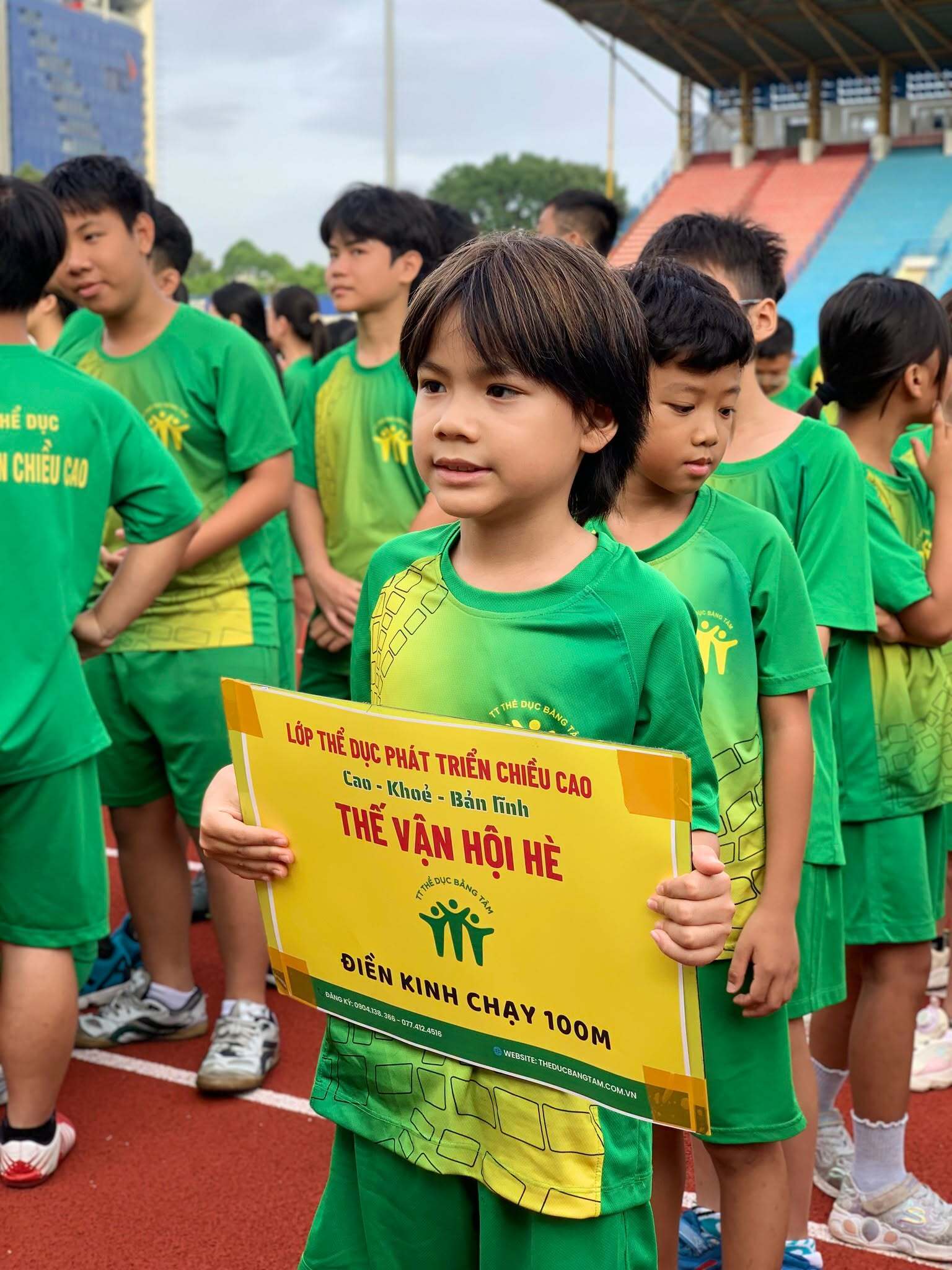 điều đáng quý nhất là tất cả các con đều đã dám thử, dám thi đấu và không bỏ cuộc