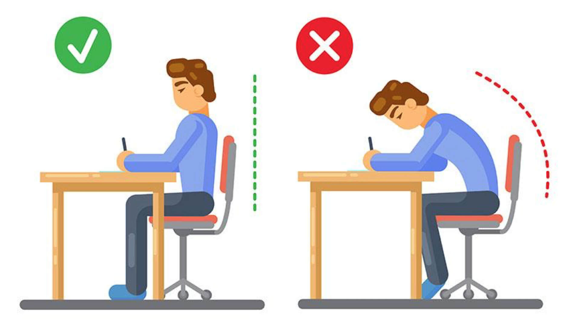 Giữ lưng thẳng một cách tự nhiên Giữ lưng thẳng một cách tự nhiên